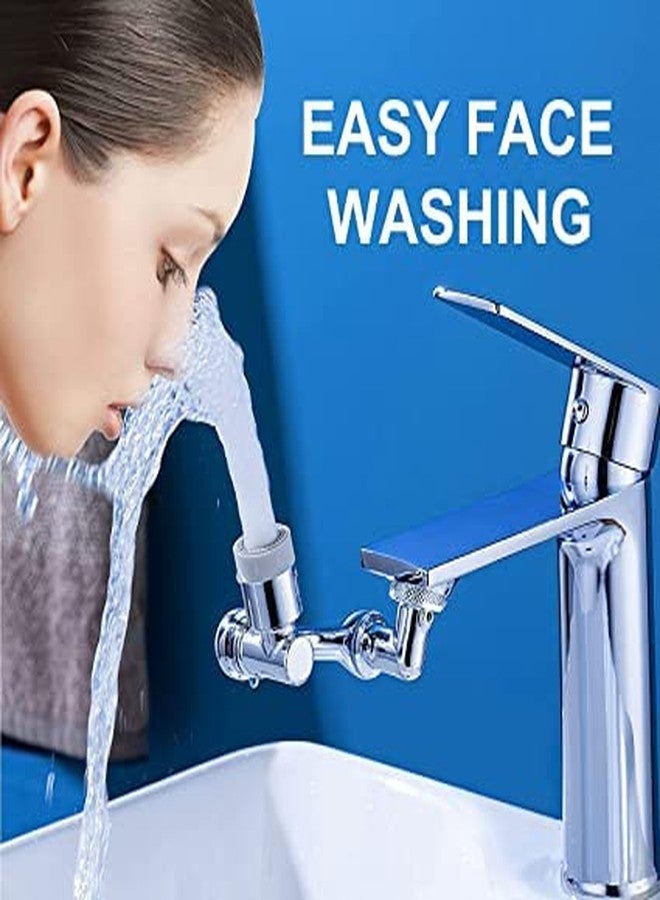 see ever 1080 Rotating Faucet Extender Aerator, Universal Splash Filter Faucet, Large Angle Rotating Splash Filter Faucet Extender Aerator with 2 Water Outlet Modes, Sink Sprayer - Image 4